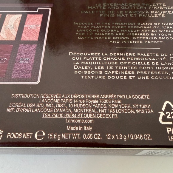 Lancôme Idôle Café Crush Eyeshadow Palette New - Picture 6 of 7